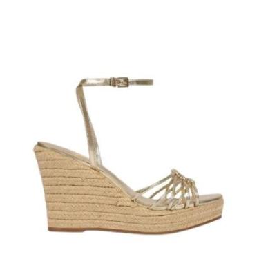 Imagem de Sandália Schutz Anabela Dourado-Feminino