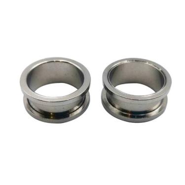 Imagem de Brincos Alargador 22mm 24mm 26mm 28mm 30mm Túnel 1 Par - HHW, Prata, 2