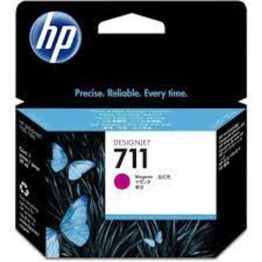 Imagem de Cartucho de Tinta HP 711 CZ131A para Plotter Designjet T120 T520 T130 29ML Magenta HP