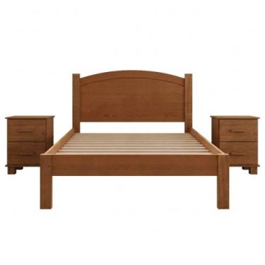 Imagem de Cama Casal 1149C 2 Mesa de Cabeceira 1137C Madeira Macica Taeda Festra