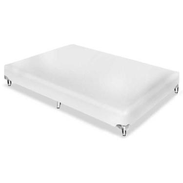 Imagem de Cama Box Base Casal Americana Courano White (138x188x23) - Ortobom
