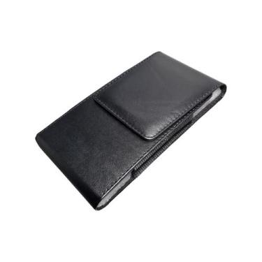 Imagem de Capa Case Porta Celular Smartphone Com Clip Para Cinto 18cm X 9cm Tela
