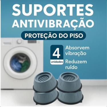 Imagem de Pés Máquina Lavar Almofada Anti Vibração Profissional - FAZA