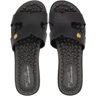 Imagem de Tamanco Anabela Slide Modare Napa Nature Aplique Feminino
