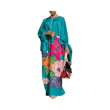 Imagem de Vestido Longo De Verão Floral Boêmio Para Mulheres, Elegante E Casual,