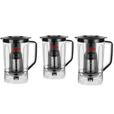 Imagem de 3 Copos Preto Liquidificador Mondial L-1200 BI L-1200 FB