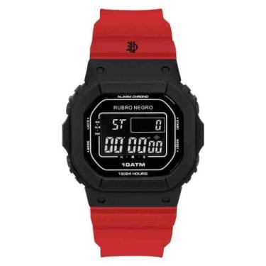 Imagem de Relógio Flamengo Masculino Preto e Vermelho FLA0300JB/8R - Technos