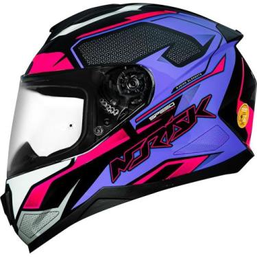 Imagem de Capacete Norisk Razor Speedmax Preto Rosa - Norisk Capacetes, 58