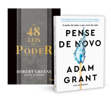 Imagem de Kit 2livros, As 48 leis do Poder + Pense de Novo, O poder de Saber o Q