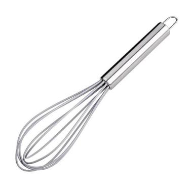 Imagem de Fue Batedor de Ovos Claras Aço Inox Hastes de Silicone 30cm Em Casa Te