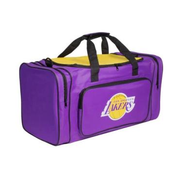 Imagem de Bolsa Esportiva Grande Los Angeles Lakers Futebol e Magia - 6918