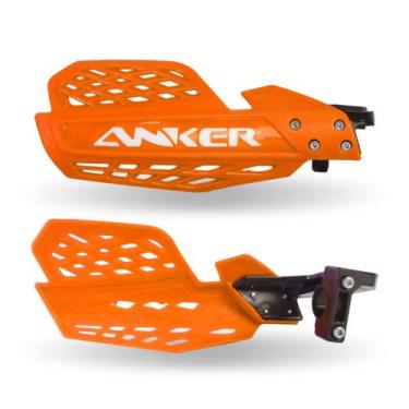 Imagem de Protetor Mão Anker Armour Aberto Trilha Motocross, Laranja