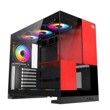 Imagem de Gabinete Redragon Eternal Atx Mid Tower Vidro Temperado Usb Tipo C Pre