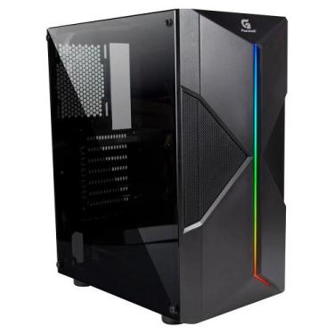 Imagem de Gabinete Gamer Fortrek Holt RGB S/Fan Lateral Em Acrílico - 70571