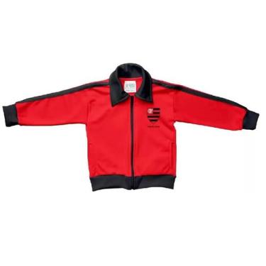 Imagem de Jaqueta Infantil Torcida Baby Flamengo New Sport Bebê, Vermelho, Preto