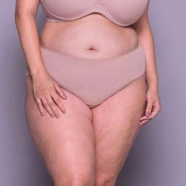 Imagem de Calcinha Fio Dental Plus Size Liebe 701702 Microfibra, Nude, EG