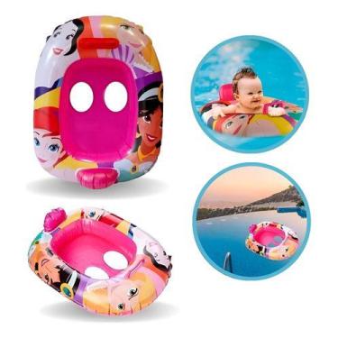 Imagem de Bote Com Fralda Inflável Infantil Princesas 24 Meses Bebê - HOME22