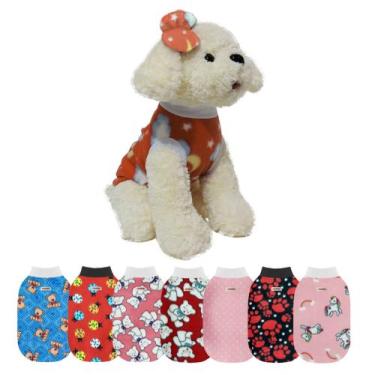 Imagem de Kit Roupa Pet Inverno Roupinha Frio Soft Pimpoo - 3 Unidades, Unissex,