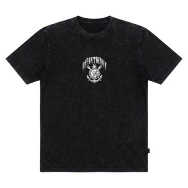 Imagem de Camiseta Surf Center Oversized SCCP Stoned Masculina, M, Preto
