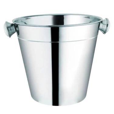 Imagem de Balde Para Garrafas 4,6 Litros Aço Inox Weck