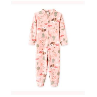 Imagem de Macacão Infantil Roupa Bebê Infantil Macaquinho Pijama Longo Comprido 
