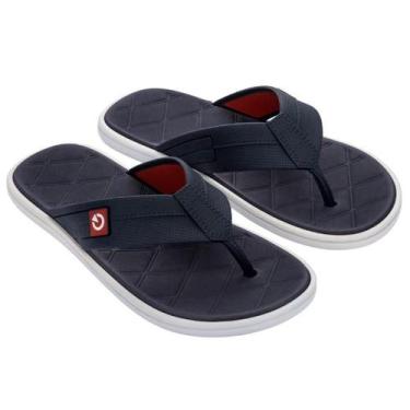 Imagem de Chinelo cartago malta ref:11358, Branco, Azul, Vermelho, 40