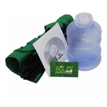 Imagem de Escada Agilidade Funcional KL Master DVD e Galão 1000 mL, Verde