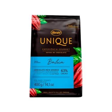 Imagem de CHOCOLATE EM GOTAS BAHIA 63% UNIQUE 400G - HARALD