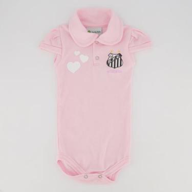 Imagem de Body Santos Rosa - Torcida Baby, G
