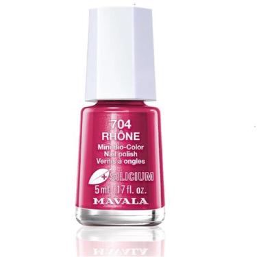 Imagem de Mavala Bio-Color Mini Esmalte Rhone 704 5ml Vinho Brilhante