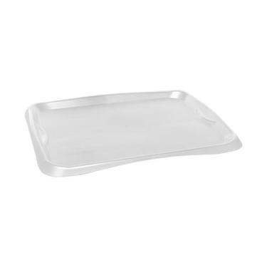 Imagem de Bandeja Plastica Fast Food Restaurante Refeição Preta/branca - Jaguar,