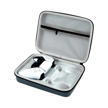 Imagem de Bolsa De Transporte Dura Protetora Para Controladores Dual PS5 PS4 Com