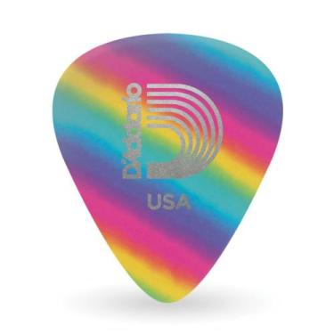 Imagem de Palheta Celulóide Arco-Íris .50mm Leve D Addario 1CRB2-10 - D ADDARIO 
