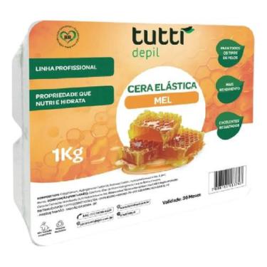 Imagem de Cera Quente Elástica Mel 1kg Tutti Depil - Congratulations Store