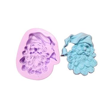 Imagem de Confeitaria dos moldes, F920 MOLDE DE SILICONE PAPAI NOEL NATAL CONFEITARIA ARTESANATO