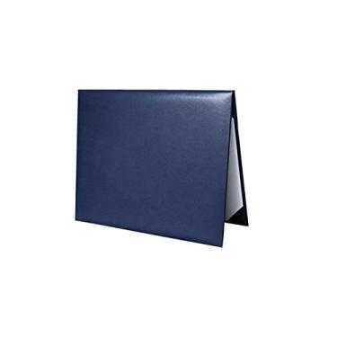 Imagem de Diploma Cover Certificado Suave 8 1/2" x 11" Grau Dias, Navy-a
