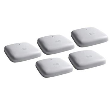 Imagem de Ponto de acesso Wi-Fi Cisco Business 240AC, 802.11ac, 4x4, 2 portas GbE, montagem no teto, pacote com 5 embalagens, proteção vitalícia limitada (5-CBW240AC-B)