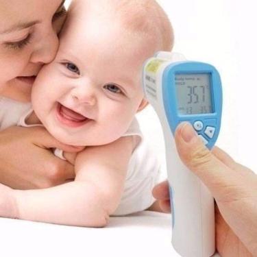 Imagem de Termometro Laser Digital Infravermelho Febre De Testa Bebê