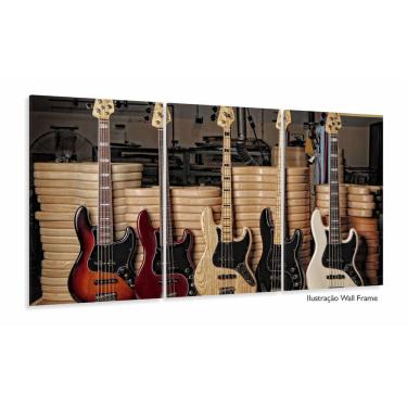Imagem de Quadros Decorativo Guitarras Fender 3 Peças