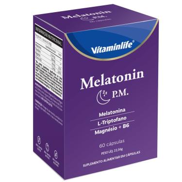 Imagem de Melatonin P.M - 60 Cápsulas - VitaminLife