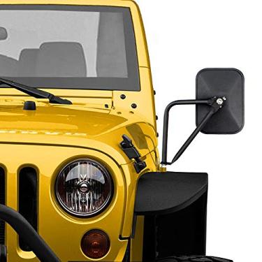 Imagem de Espelho retrovisor de porta Liberrway para Jeep Wrangler TJ JK YJ JL Retangular Off-Road Morror Side View Mirror 2 pacotesLIBERRWAY JEEP Wrangler TJ JK Mirror LBWDOFFMIRROR3TR