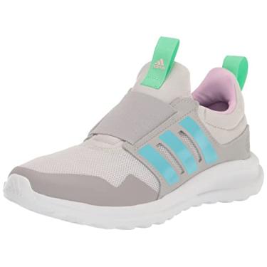 Imagem de adidas Tênis de corrida unissex esportivo infantil Activeride 2.0, Cinza One/Bliss Blue/Cinza, 5 Big Kid