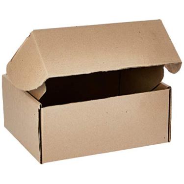 Imagem de Caixa de Papelão Para E-commerce, Santeck, Kraft, 31,5x25x13cm, Pacote com 25