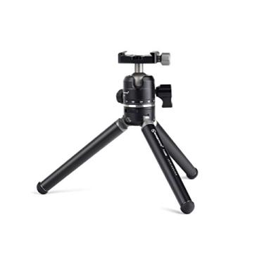 Imagem de Kit de tripé de mesa SUNWAYFOTO T1A20D-T com cabeça de bola de perfil baixo XB-28 2 seções Sunway