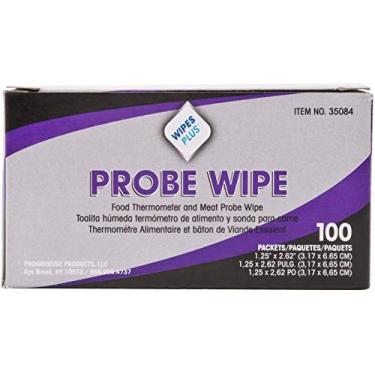 Imagem de Lenços de higienização de termômetro – Saqueta de lenço de sonda – 100 lenços