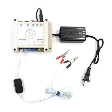 Imagem de Adereços de Escape Room seguram as mãos como ponte para destravar, suporte para saída de 1 a 5 pessoas do jogo para controlar o bloqueio EM de 12 V