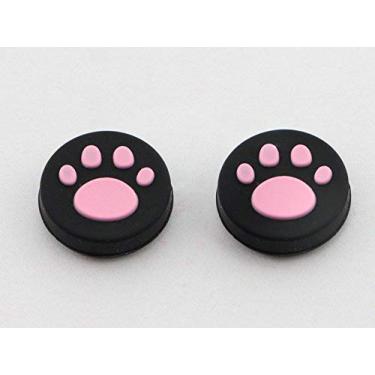 Imagem de Bonés de silicone Joystick para polegar, capa de aderência analógica, capa para controle PS Vita PSV 2000 PSV 1000 (rosa)