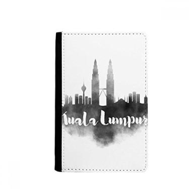 Imagem de Kuala Lumpur Malaysia Landmark Ink City Passport Holder Notecase Burse Carteira Capa Cartão Bolsa, Multicolor