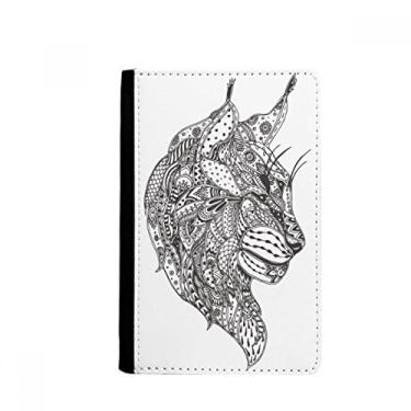 Imagem de Porta-passaporte silencioso com tinta humana de gato para passaporte Notecase Burse, Multicor