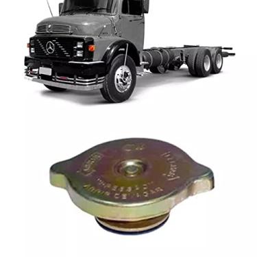 Imagem de CAIXA 2 TAMPA RADIADOR AGUA LATAO MB L1113 1313 1315 2013 2213 1115 ONIBUS ATE 89